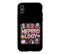 Infirmière dialyse rénale stéthoscope Technicien néphrologie Coque pour iPhone X/XS