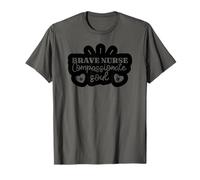 Infirmière drôle - Brave Nurse Compassionate Soul T-Shirt