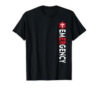 Infirmière drôle du Service des urgences Infirmière des urgences T-Shirt Graphique avec Valeur, Homme, Noir, S