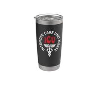 Infirmière drôle ICU Unité de soins intensifs infirmière infirmière urgence Gobelet isotherme en acier inoxydable double paroi