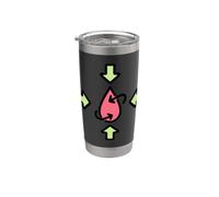 Infirmière en hémostase Gobelet isotherme en acier inoxydable double paroi