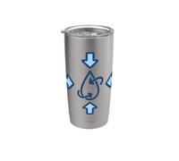 Infirmière en hémostase Gobelet isotherme en acier inoxydable double paroi