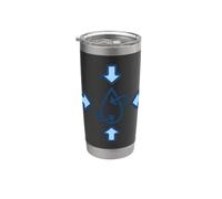 Infirmière en hémostase Gobelet isotherme en acier inoxydable double paroi