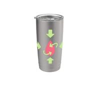 Infirmière en hémostase Gobelet isotherme en acier inoxydable double paroi