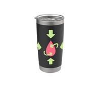 Infirmière en hémostase Gobelet isotherme en acier inoxydable double paroi