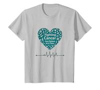 Infirmière en oncologie : Lutte Contre Le Cancer Un Patient à la Fois T-Shirt, Enfant, Argent, 8 Ans