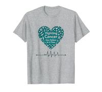 Infirmière en oncologie : Lutte Contre Le Cancer Un Patient à la Fois T-Shirt, Homme, Gris Chiné, 5XL