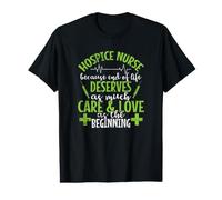 Infirmière en Soins palliatifs Parce Que la Vie mérite des Soins et de l'amour T-Shirt Graphique avec Valeur