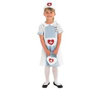 Rubies Costume d'infirmière Officiel pour Fille - Déguisement pour Enfant - Semaine du Livre - Tenue d'halloween