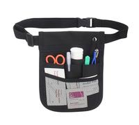 Infirmière Fanny Bag, Sac d'infirmière Oxford Tissu imperméable épais Multi - Compartiment Nursing Waist Bag pour vétérinaire et infirmière stagiaire
