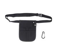 Infirmière Fanny Pack Utility Storage Mesh Pocket Imperproofing infirmier outils Tool ceinture stethoscopes bandage Supplies d'urgence pour les professionnels de la santé (Noir)