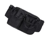 Infirmière Fannys Pack multi-compartiments Équipement médical Sac ceinture de poche Soins infirmières Organisateurs Sac utilitaire Taille Pack Femmes, Noir