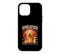 Infirmière Golden Retriever Mom Healing is in The Genes Coque pour iPhone 12 Pro Max