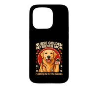 Infirmière Golden Retriever Mom Healing is in The Genes Coque pour iPhone 15 Pro