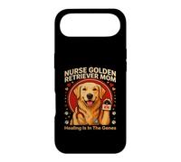 Infirmière Golden Retriever Mom Healing is in The Genes Coque pour iPhone Air