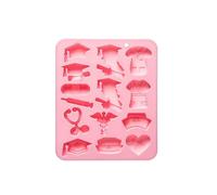 Infirmière Graduation Silicone Moules, Infirmière Chapeau Stéthoscope et Thermomètre Formes, pour Chocolat Bonbons Gâteau Décoration Cupcake Topper et Polymer Clay