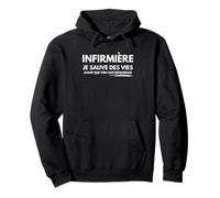 Infirmière Je Sauve des Vies Avant Que Ton Café Refroidisse Sweat à Capuche