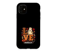 Infirmière Life Stéthoscope Halloween Fantôme Infirmière Automne Coque pour iPhone 11