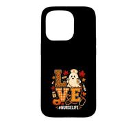 Infirmière Life Stéthoscope Halloween Fantôme Infirmière Automne Coque pour iPhone 15 Pro