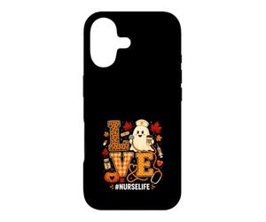 Infirmière Life Stéthoscope Halloween Fantôme Infirmière Automne Coque pour iPhone 17