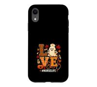 Infirmière Life Stéthoscope Halloween Fantôme Infirmière Automne Coque pour iPhone XR