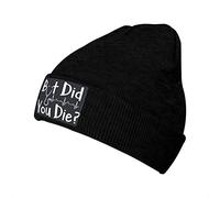 Infirmière, mais ES-Tu Morte ? Femme Homme Bonnet d'hiver Bonnets De Ski Classique Bonnets Tricoté Mode Bonnet À Revers pour Hiver Patinage Quotidien