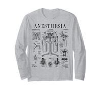 Infirmière médecin anesthésie anesthésiste médicale Vintage Brevet Manche Longue