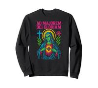 Infirmière médecin catholique Ad Majorem Dei Gloriam Vintage pour Hommes Sweatshirt