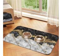 Infirmière Médecin Médecine,Tapis d'alimentation imperméable pour Animaux de Compagnie, Sets de Table pour Chats et Chiens pour la Nourriture et l'eau, Tapis de Nourriture en Cuir PU,40x60cm