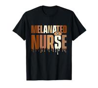 Infirmière mélanée - Mois de l'histoire des Noirs | African Roots HBCU T-Shirt