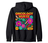Infirmière Oncologie Boho Rétro Équipe Espoir Courage Sweat à Capuche