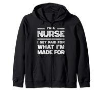 Infirmière payée pour Mon Appel et Amour passionné Mon Travail Sweat à Capuche