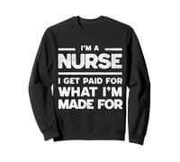 Infirmière payée pour Mon Appel et Amour passionné Mon Travail Sweatshirt