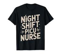 Infirmière PICU Soins Intensifs Pédiatriques Réanimation T-Shirt