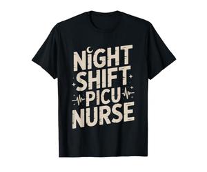 Infirmière PICU Soins Intensifs Pédiatriques Réanimation T-Shirt