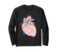 Infirmière praticienne Cardiaque - Anatomie du cœur Manche Longue