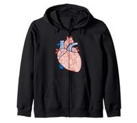 Infirmière praticienne Cardiaque - Anatomie du cœur Sweat à Capuche
