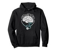 Infirmière Qui Pense Trop Cerveau Humour des Soins Sweat à Capuche