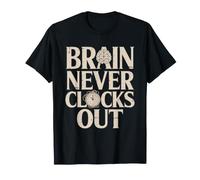 Infirmière Qui Pense Trop Hors Service Cerveau Mode Clinique T-Shirt