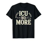 Infirmiere Reanimation Retraitee Retraite Soins Intensifs T-Shirt