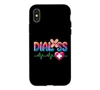 Infirmière rénale néphrologie Équipe de Soins Infirmiers Technicien de dialyse Coque pour iPhone X/XS