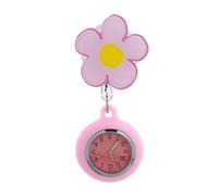 Infirmière rétractable, étui en silicone, design professionnel de dessin animé pour professionnels médicaux, Fleurs et oiseaux