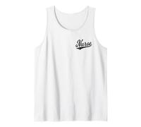 Infirmière RN Varsity Script Maillot de Sport Classique Débardeur