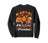 Infirmière Tout sur la prévention des Chutes Amusant Thanksgiving Soins Infirmiers Sweatshirt