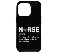 Infirmière Une Personne Qui Sauve des Vies Infirmière clinicienne Coque pour iPhone 13 Pro