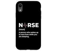 Infirmière Une Personne Qui Sauve des Vies Infirmière clinicienne Coque pour iPhone XR