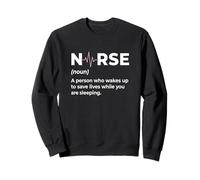 Infirmière Une Personne Qui Sauve des Vies Infirmière clinicienne Sweatshirt