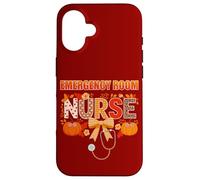 Infirmière Urgences Ambiance Automne Coquette Infirmière Coque pour iPhone 16
