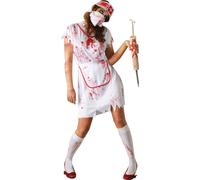 Infirmière zombie, sanglante, taille:M