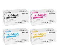 INFITONER Cartouche de Toner Compatible pour Kyocera TK-5440 TK5440 TK 5440 Ecosys MA2100cfx MA2100cwfx PA2100cx PA2100cwx PA2100 MA2100 TK-5440K TK-5440C TK-5440Y TK-5440M Noir Cyan Jaune Magenta